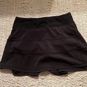 Size 4 Tall Black Lululemon Skirt. Worn once. Perfect condition!